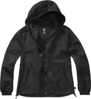 Brandit Summer Windbreaker Ladies Jacket, black, Size XS for Women, black, Size XS for Women