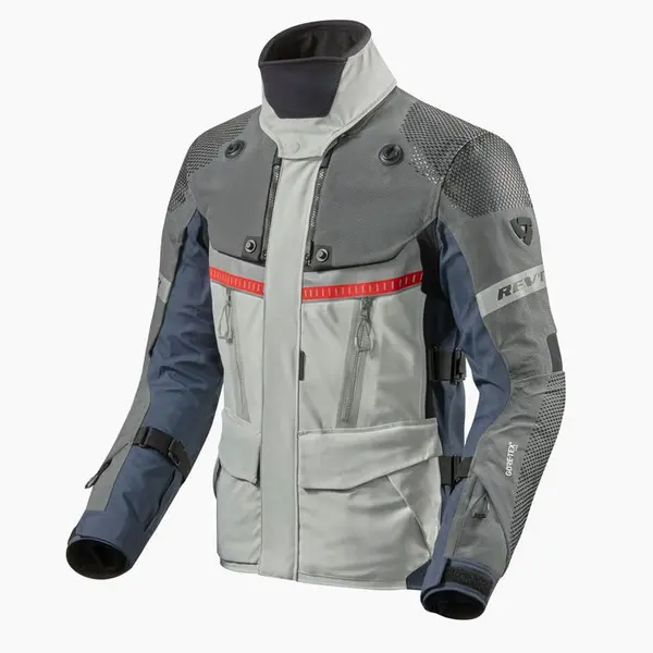 REV'IT! Dominator 3 GTX Jacket Silver Blue Size M