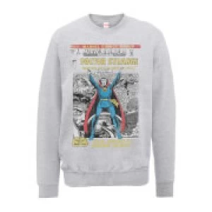 Marvel Doctor Strange premiere Comic Cover Mens Grey Sweatshirt - L - Grey