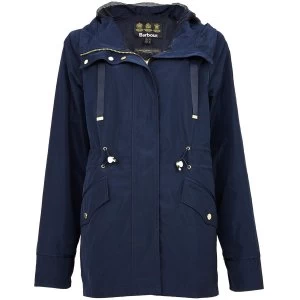 Barbour Womens Lothian Showerproof Jacket Navy/Blue Mist 16