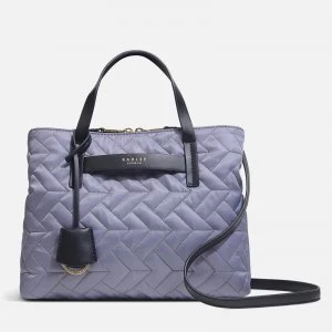 Radley Womens Finsbury Park Quilted Medium Ziptop Multiway Bag - Fossil