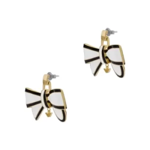 Ladies Emporio Armani Gold-Tone Brass Stud Earring