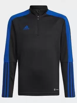 Boys, adidas Tiro Essential Training Top, Black, Size 7-8 Years