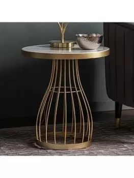 Hometown Interiors Buderim Side Table - Champagne