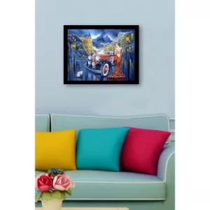 SC1096 Multicolor Decorative Framed MDF Painting