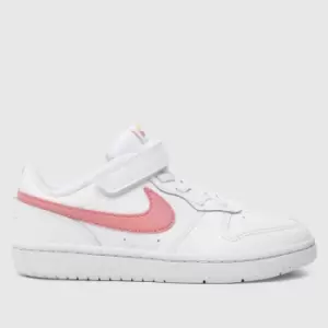 Nike White Court Borough Low 2 Girls Junior Trainers