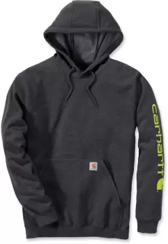 Carhartt Midweight Sleeve Logo Hoodie, grey, Size XS, grey, Size XS