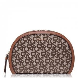 DKNY Jacquard Logo Wash Bag - ChinoCaramelNHJ