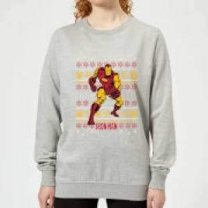 Marvel Iron Man Womens Christmas Sweatshirt - Grey - 4XL