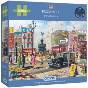 Gibsons Piccadilly Jigsaw Puzzle - 250XL Pieces