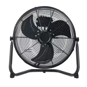 Devola 16" Black Floor Air Circulator Fan - DV16FFB