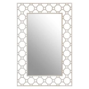 Premier Housewares Zariah Wall Mirror - Antique Silver Finish