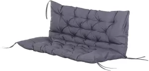 Outsunny Oxford Fabrics Tufted Swing Chair Cushion Replacement Grey