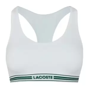 Lacoste Lightly Lined Bralette - White