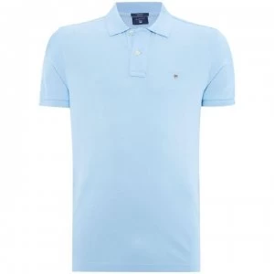 Gant Gant Original Pique Short Sleeve Polo - Light Blue