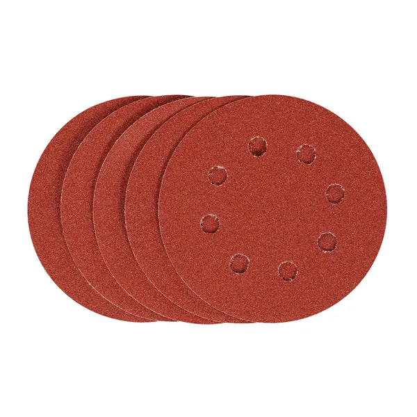 STANLEY - 5x 120g Quick Fit Random Orbital Sanding Discs 115mm