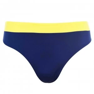 Tommy Bodywear Bold High Waist Cheeky Bikini Bottoms - Bold Yellow ZGT