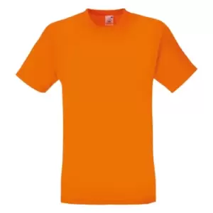 Fruit Of The Loom Mens Original Short Sleeve T-Shirt (XL) (Orange)