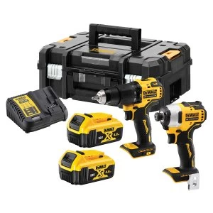 DEWALT DCK2062M2T XR Brushless Compact Twin Pack 18V 2 x 4.0Ah Li-ion