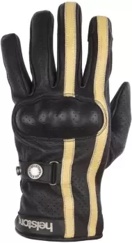 Helstons Eagle Air Motorcycle Gloves, black-beige, Size M L, black-beige, Size M L