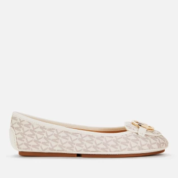 Michael Kors Womens Lillie Moc Ballet Flats - Vanilla - UK 7