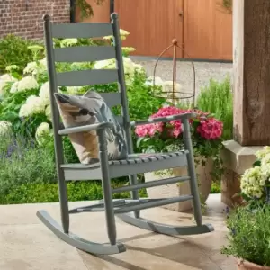 Norfolk Leisure Oakwell Outdoor Rocking Chair - Grey