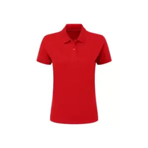 SG Ladies/Womens Polycotton Short Sleeve Polo Shirt (XL) (Red)