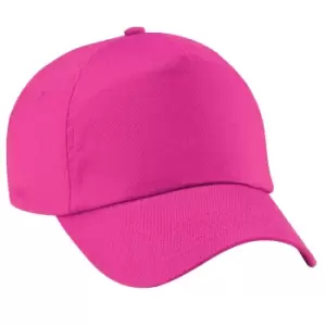 Beechfield Plain Unisex Junior Original 5 Panel Baseball Cap (One Size) (Fuchsia)