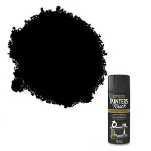 Rust-Oleum Painter's Touch Black Gloss Spray Paint 400ml