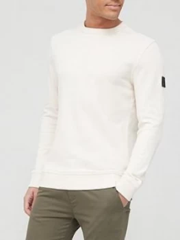 Hugo Boss Walkup 1 Sweatshirt Light Beige Size XL Men