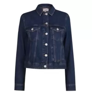 French Connection Macee Micro Western Denim Jacket - Blue