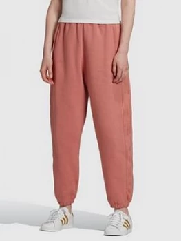 adidas Originals New Neutral Cuffed Sweat Pants - Pink, Size 10, Women