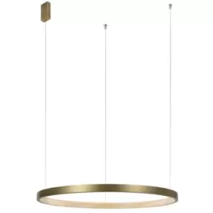 Merano - Colorado 85cm Integrated LED Pendant Ceiling Light Antique Brass Aluminium LED 30W 1650Lm 3000K