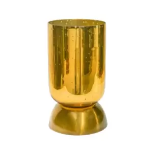 Regency Small Metallic Tiered Vase Gold