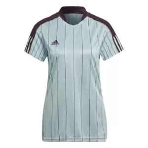 adidas Tiro Jersey Womens - Almost Blue / Shadow Maroon