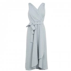 DKNY Faux Wrap Dress - Apple Stripe