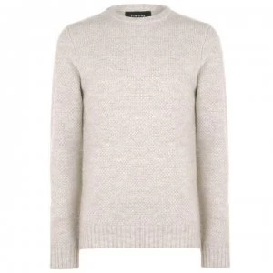 Firetrap Textured Knit Jumper Mens - Beige