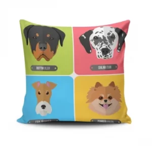 NKLF-402 Multicolor Cushion Cover
