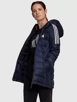 adidas Essentials Down Parka - Navy Size XS Women