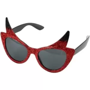 Devil and Horns and Glitter Glasses