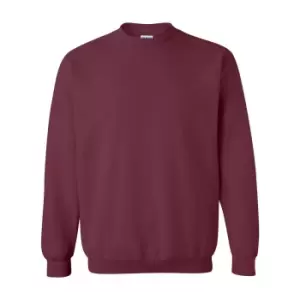 Gildan Heavy Blend Unisex Adult Crewneck Sweatshirt (S) (Maroon)