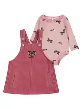 Levis Baby Girls Corduroy Skirtall Set - Pink, Size 6 Months