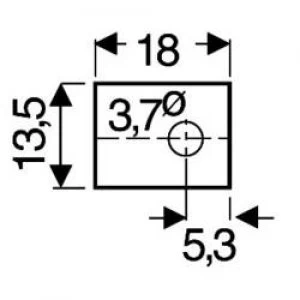 Mica sheet L x W 18mm x 13.5mm Suitable for TOP 66 Fischer Elektronik