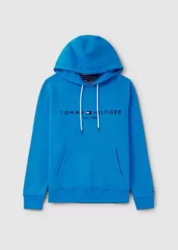 Tommy Hilfiger Mens Tommy Logo Hoodie In Blue