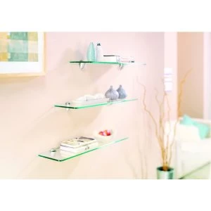 Wickes Shelf Glass - 8 x 200 x 800mm