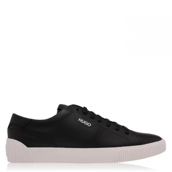 Hugo Boss Smooth Leather Low Trainers Black 009 SMU Men