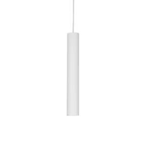 Tube LED 1 Light Slim Ceiling Pendant White