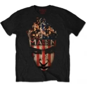 Marilyn Manson Crown Mens Black T Shirt: XXL