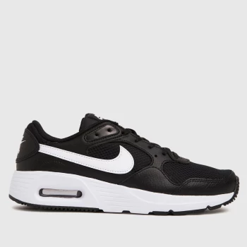 Nike Black & White Air Max Sc Trainers