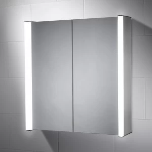 Wickes Oceana Double LED Mirror Cabinet with Intergrated Shaver Socket